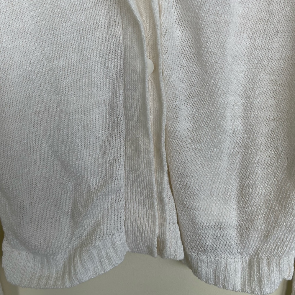 EUC Brochu Walker Linen Cardigan size Small - Picture 2 of 11